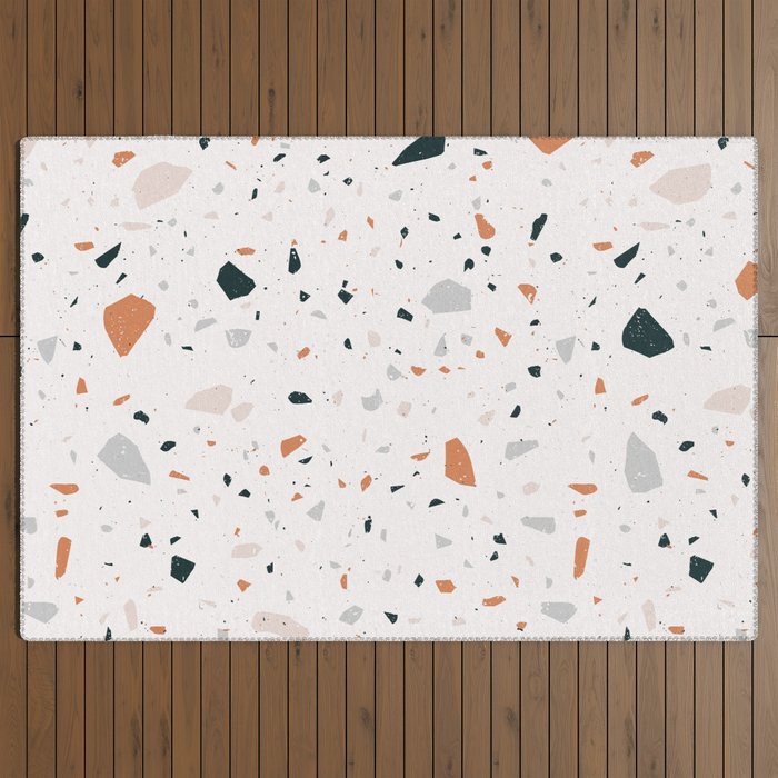 Terrazzo + Copper Outdoor Rug Gallery Image 3