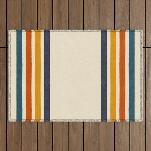 Blanket Stripe - classic Outdoor Rug Gallery Image 1