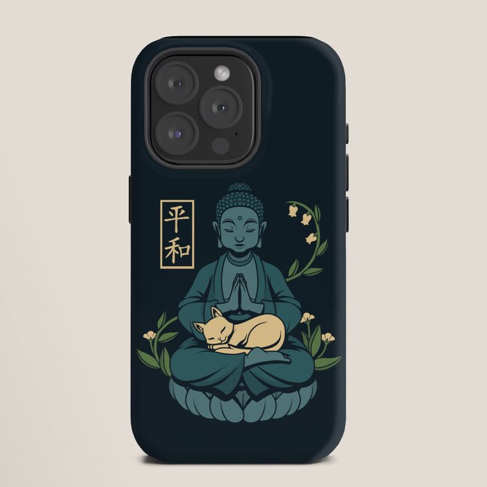 Cat Meditation Buddhism Buddha by Tobe Fonseca iPhone Case Gallery Image 11