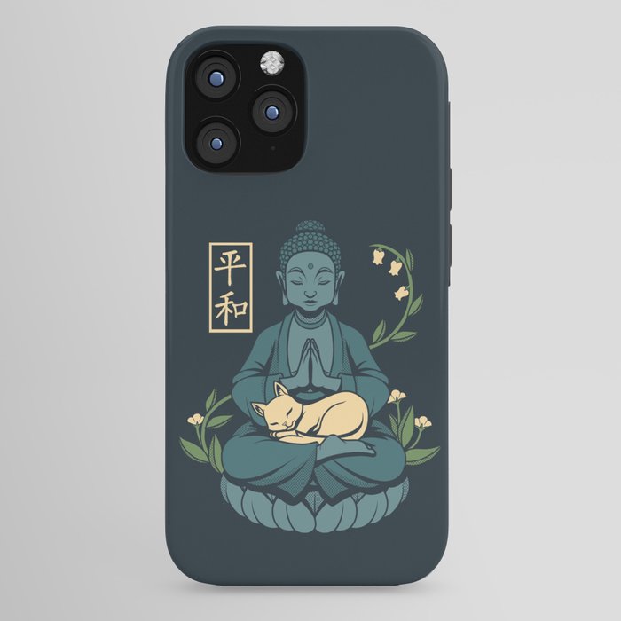 Cat Meditation Buddhism Buddha by Tobe Fonseca iPhone Case Gallery Image 44