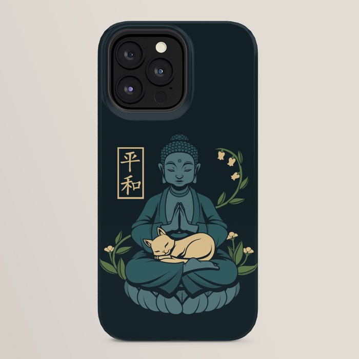 Cat Meditation Buddhism Buddha by Tobe Fonseca iPhone Case Gallery Image 32