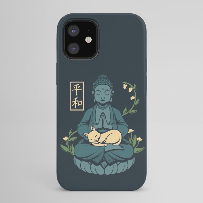 Cat Meditation Buddhism Buddha by Tobe Fonseca iPhone Case Gallery Image 42