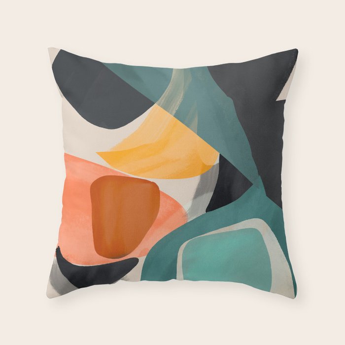 Modern Abstract Art 146 Throw Pillow Gallery Image 5