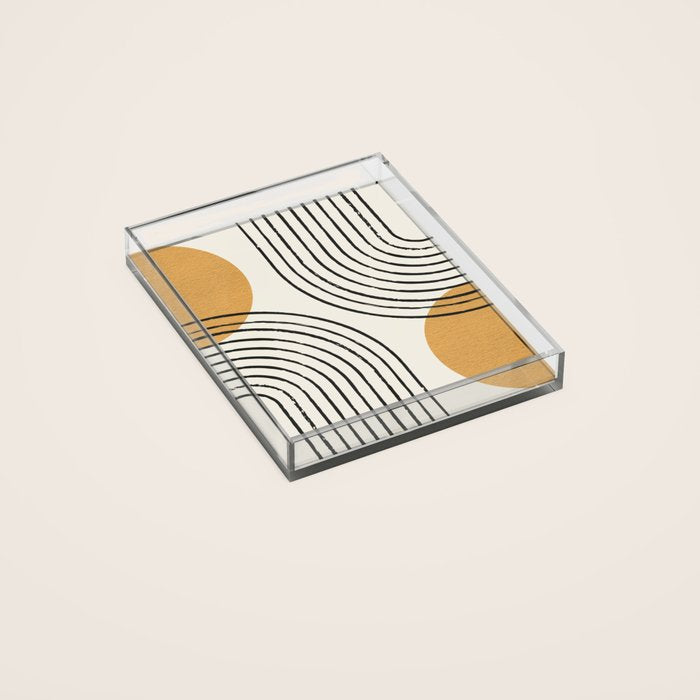 Sun Arch Double - Gold Acrylic Tray Gallery Image 2