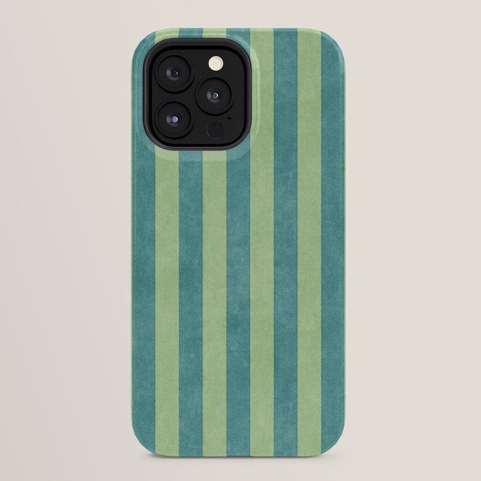 STRIPES - 005 - teal and green iPhone Case Gallery Image 32