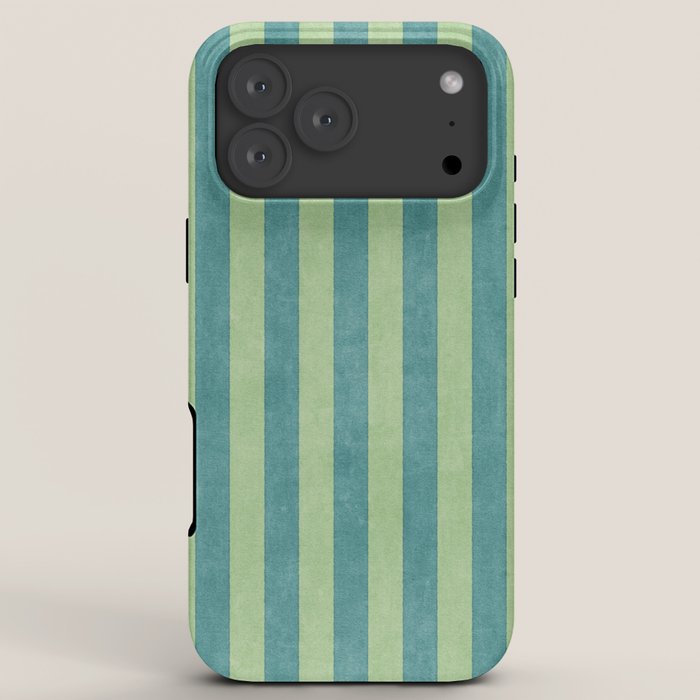 STRIPES - 005 - teal and green iPhone Case Gallery Image 8