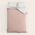 Check VII - Pink â Checkerboard Print Comforter Gallery Image 1