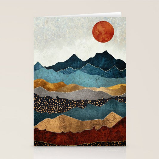 Amber Dusk Stationery Card Gallery Image 1