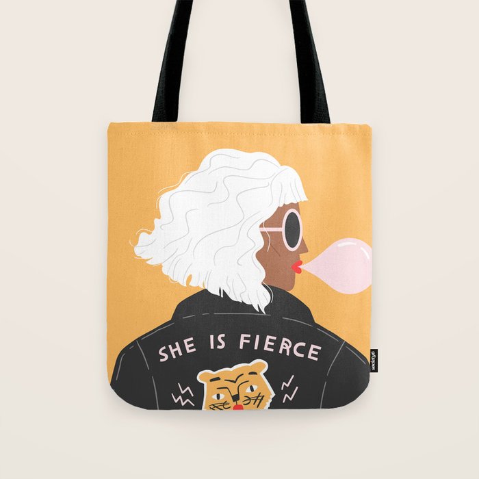 She Is Fierce Tote Bag Gallery Image 1