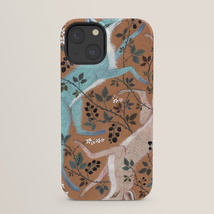 Blackberry Foxes iPhone Case Gallery Image 29