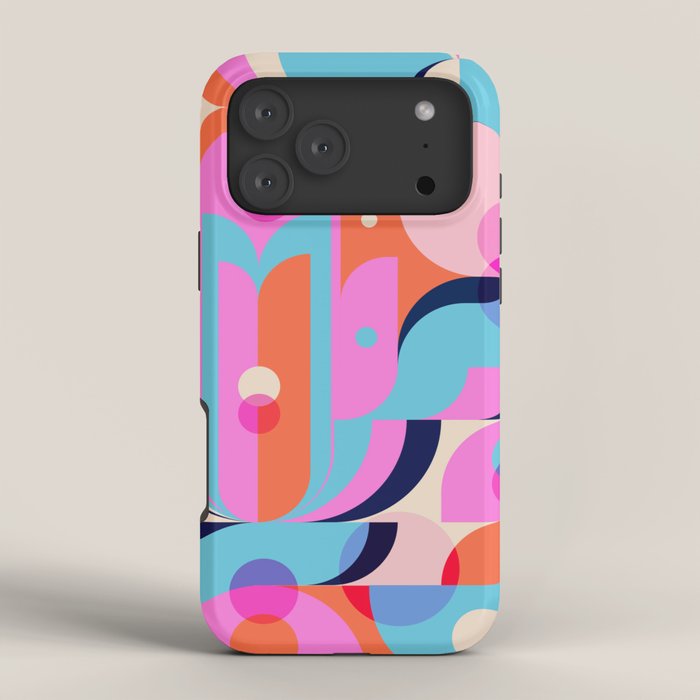 Blue Pink Girl iPhone Case Gallery Image 4