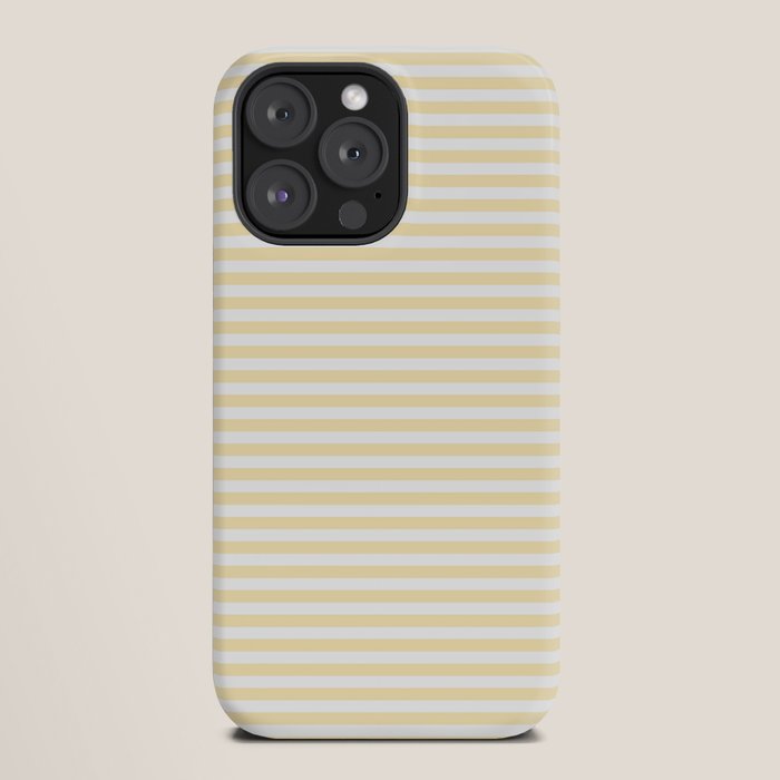 Lemon Honey Cream Stripe iPhone Case Gallery Image 20
