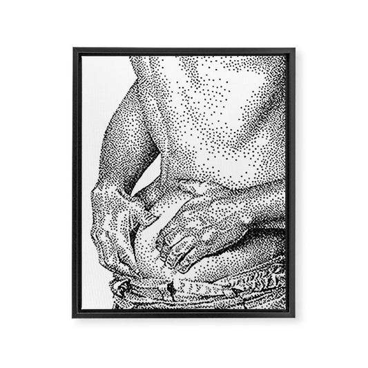 Control 3 NOODDOOD Framed Canvas Print Gallery Image 1