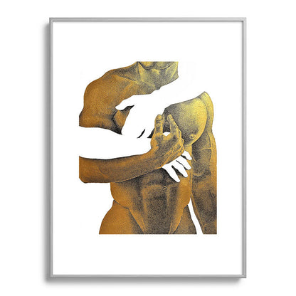 Echoes II - NOODOOD Painting (Gold doesn't print shiny) Framed Art Print Gallery Image 59