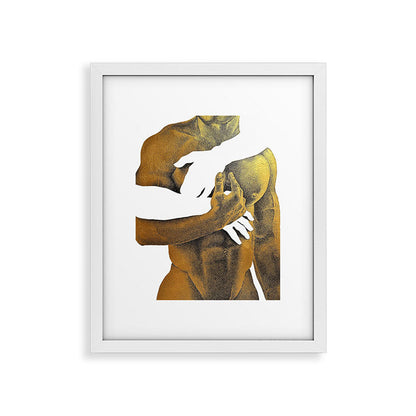 Echoes II - NOODOOD Painting (Gold doesn't print shiny) Framed Art Print Gallery Image 13