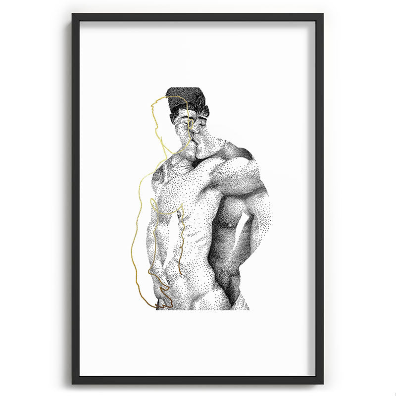 Figuration 1 (GOLD DOESN'T PRINT SHINY) Framed Art Print Gallery Image 36