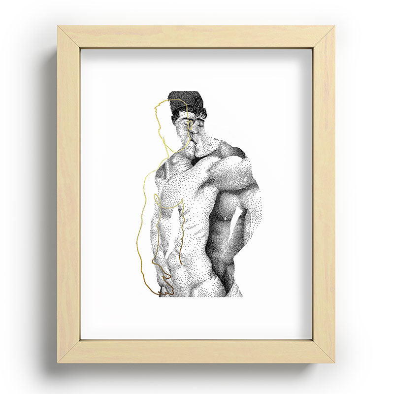 Figuration 1 (GOLD DOESN'T PRINT SHINY) Framed Art Print Gallery Image 41