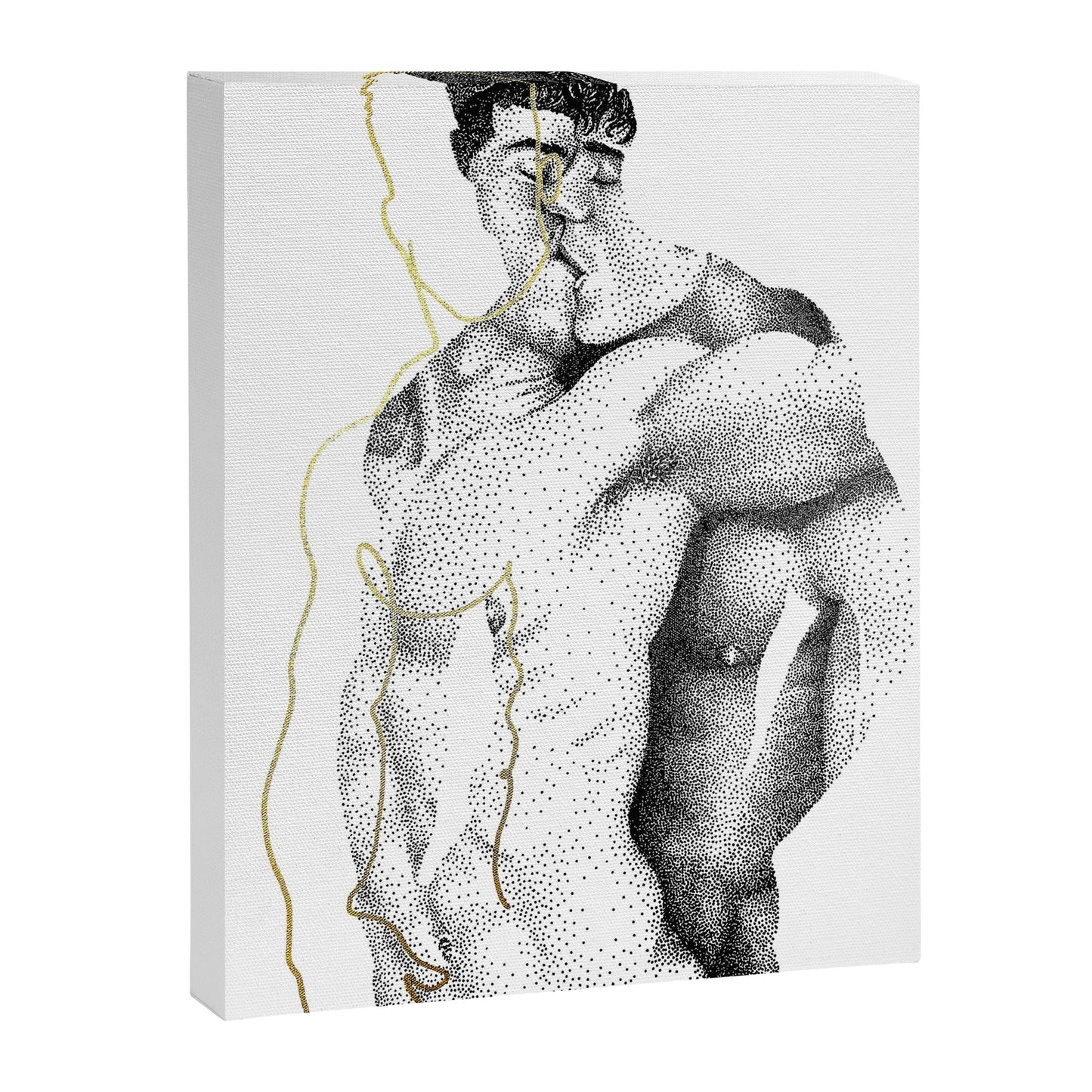 Figuration 1 (GOLD DOESN'T PRINT SHINY) Canvas Print Gallery Image 3