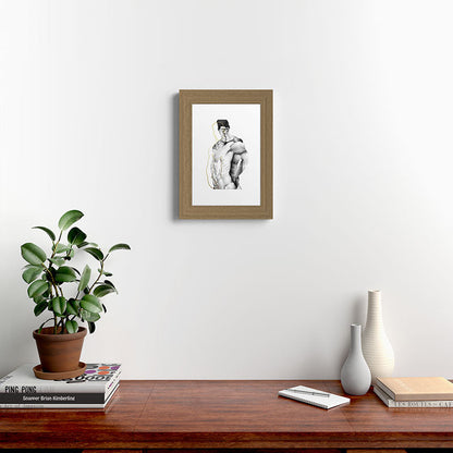 Figuration 1 (GOLD DOESN'T PRINT SHINY) Framed Art Print Gallery Image 22
