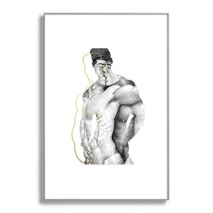 Figuration 1 (GOLD DOESN'T PRINT SHINY) Framed Art Print Gallery Image 60