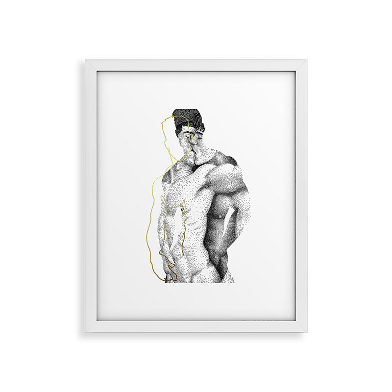 Figuration 1 (GOLD DOESN'T PRINT SHINY) Framed Art Print Gallery Image 15