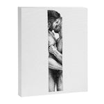 Kiss NOODDOOD Strip Canvas Print Gallery Image 1