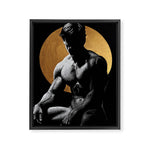Luminosity of Apollo (gold doesn't print shiny) Framed Canvas Print Gallery Image 1