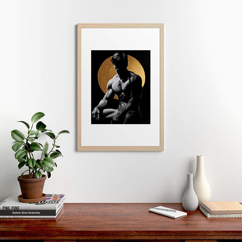 Luminosity of Apollo (gold doesn't print shiny) Framed Art Print Gallery Image 28