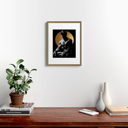 Luminosity of Apollo (gold doesn't print shiny) Framed Art Print Gallery Image 7