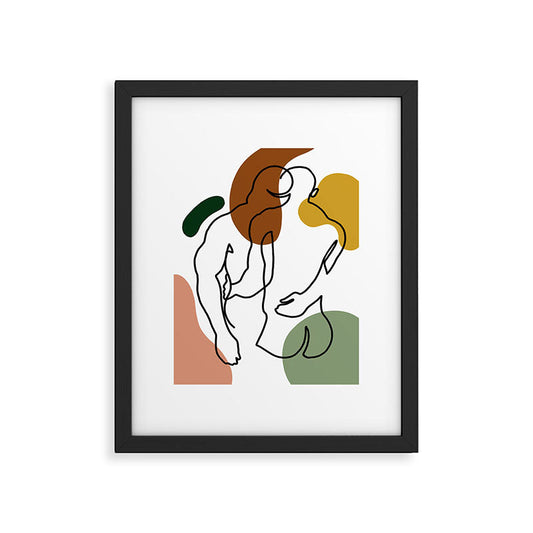 NOODDOOD Linework 1 Framed Art Print Gallery Image 2