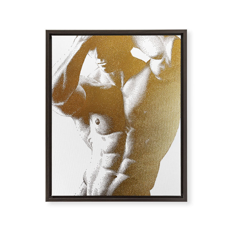 Obscured 2 - Painting Framed Canvas Print Gallery Image 5