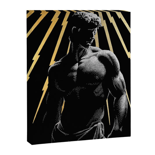 Strength of Zeus (Gold doesn't print shiny) Canvas Print Gallery Image 2