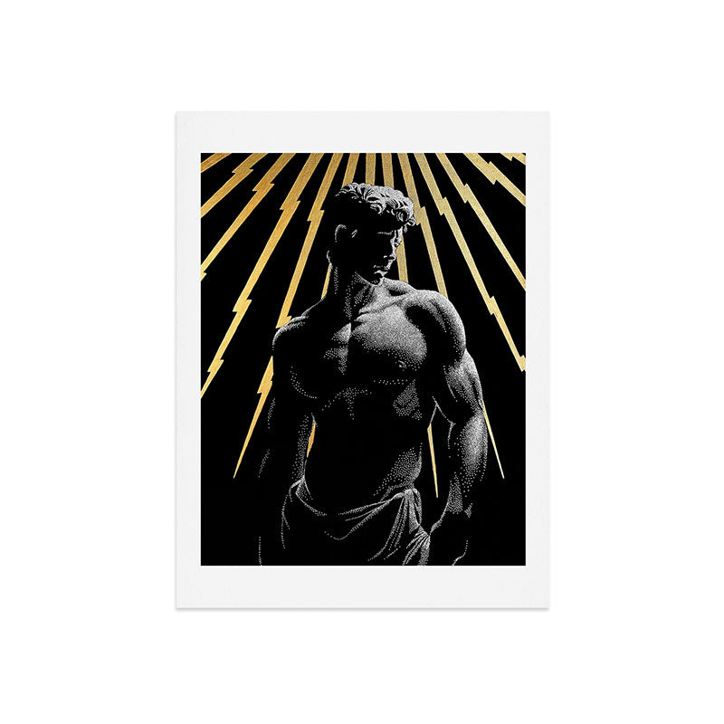 Strength of Zeus (Gold doesn't print shiny) Art Print Gallery Image 5