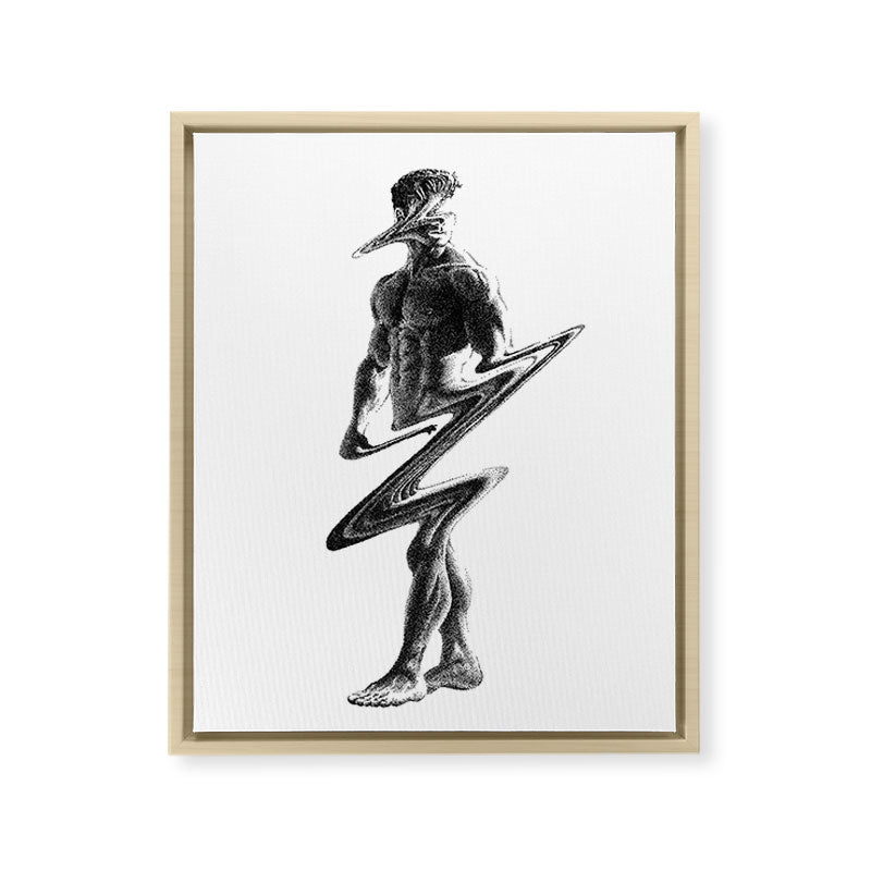 Wavy 2 - NOODDOODs Framed Canvas Print Gallery Image 9