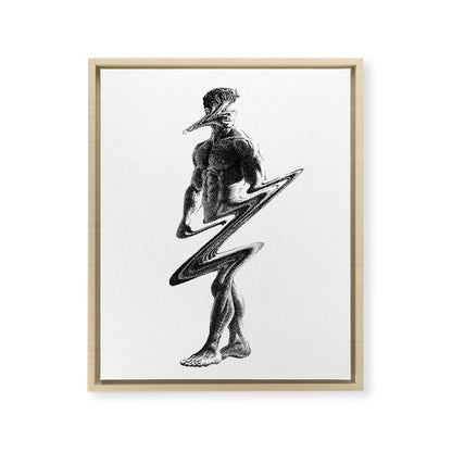 Wavy 2 - NOODDOODs Framed Canvas Print Gallery Image 8