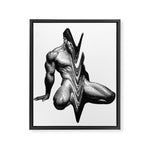 Wavy 3 NOODDOODs Framed Canvas Print Gallery Image 1