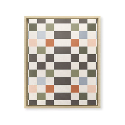 Fall Checkerboard Framed Canvas Print Gallery Image 26