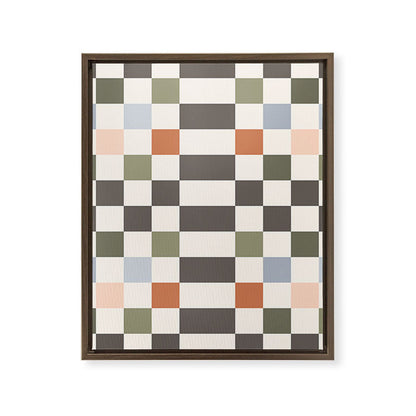 Fall Checkerboard Framed Canvas Print Gallery Image 16