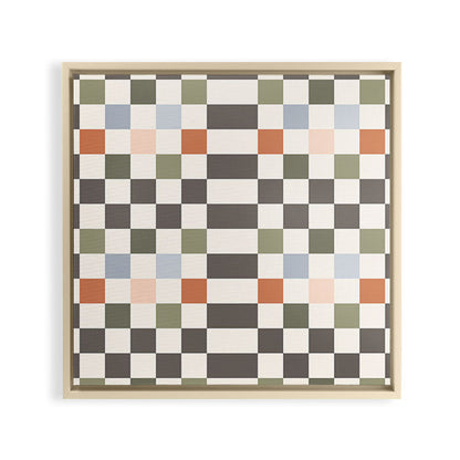 Fall Checkerboard Framed Canvas Print Gallery Image 27