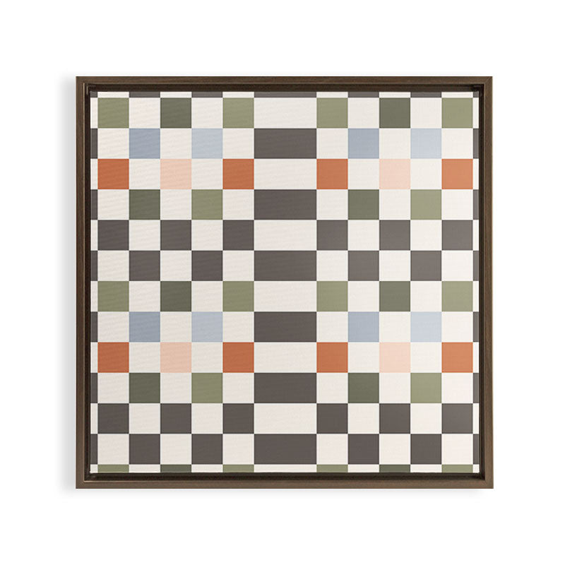 Fall Checkerboard Framed Canvas Print Gallery Image 15