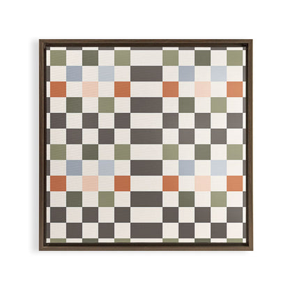 Fall Checkerboard Framed Canvas Print Gallery Image 11