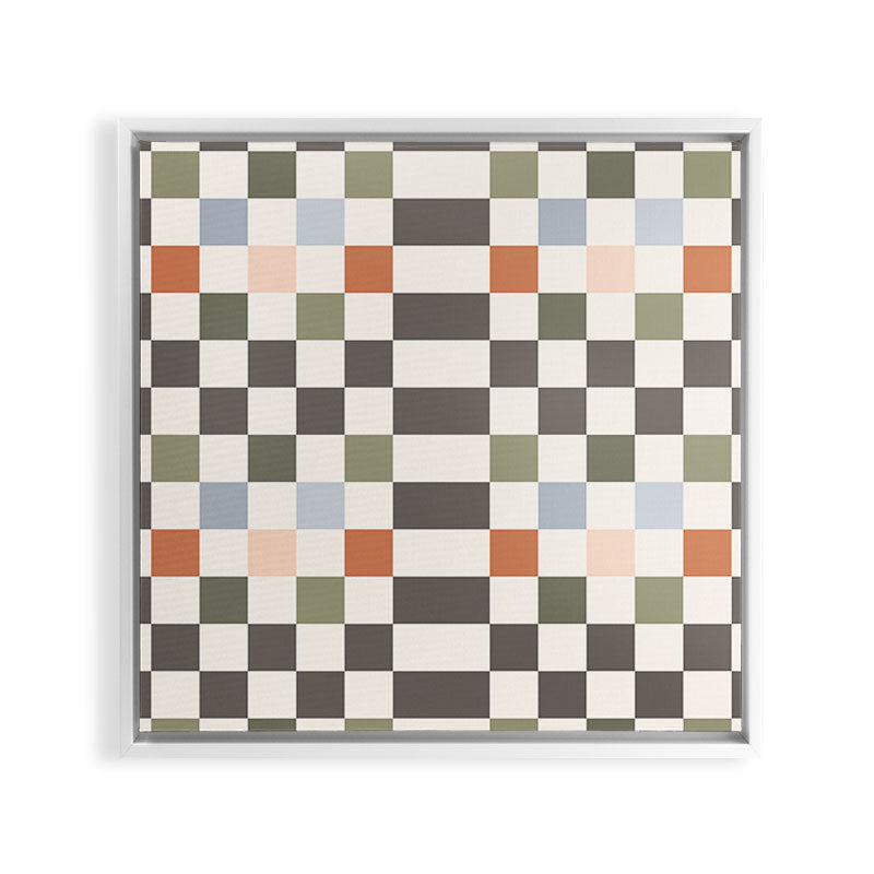 Fall Checkerboard Framed Canvas Print Gallery Image 29