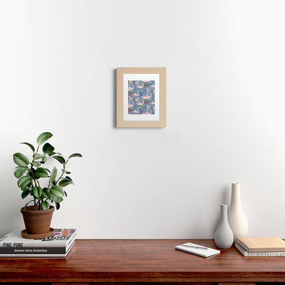 Swan Pattern Framed Art Print Gallery Image 61