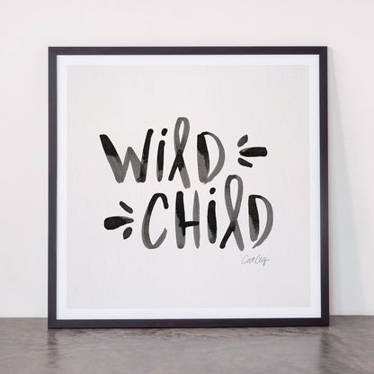 Wild Child - Black Framed Art Print Gallery Image 55