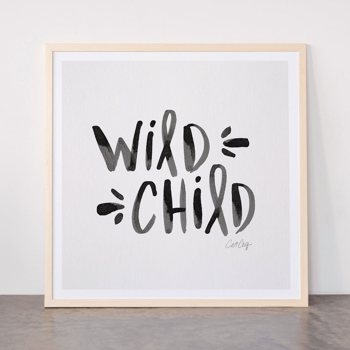 Wild Child - Black Framed Art Print Gallery Image 77