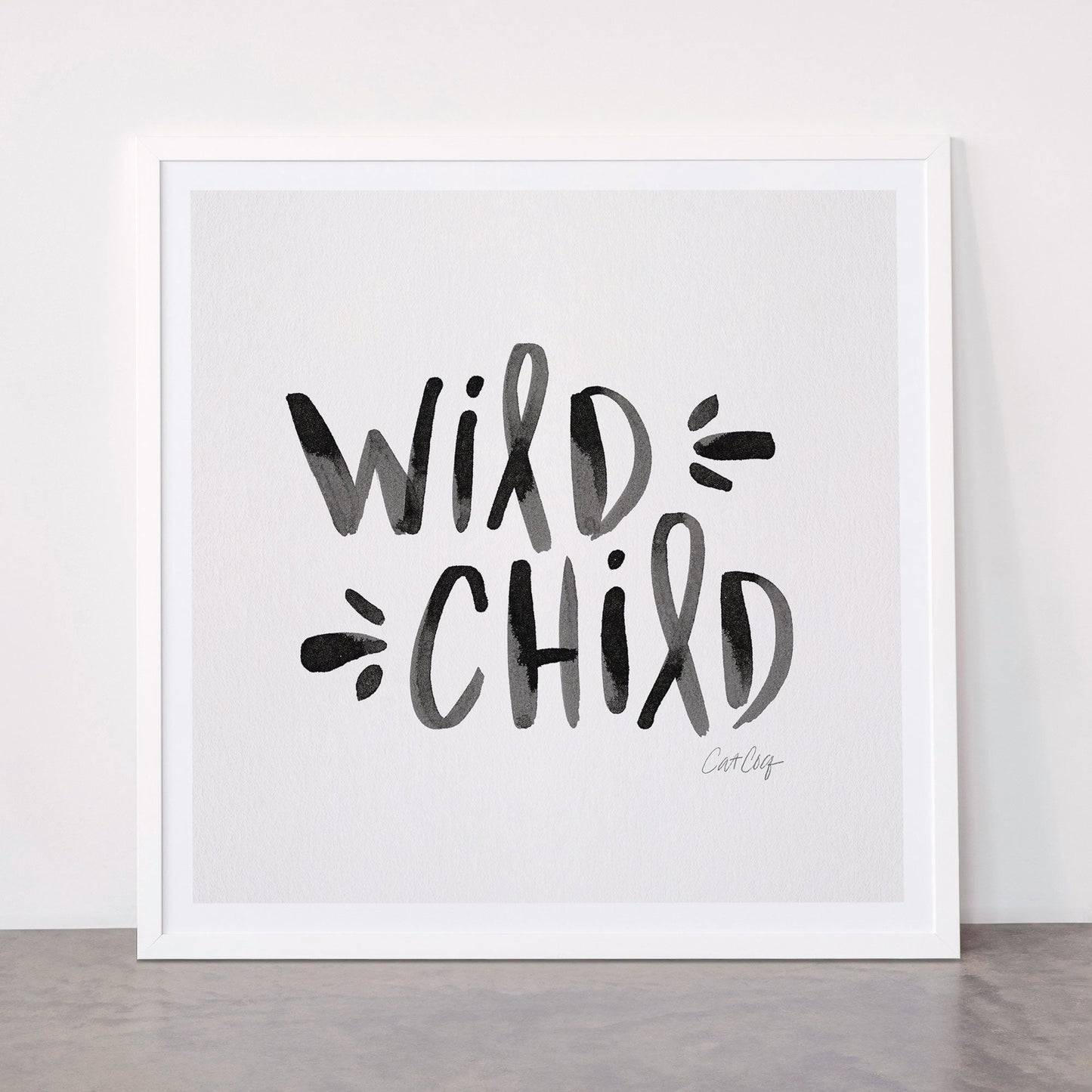 Wild Child - Black Framed Art Print Gallery Image 87