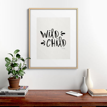 Wild Child - Black Framed Art Print Gallery Image 29