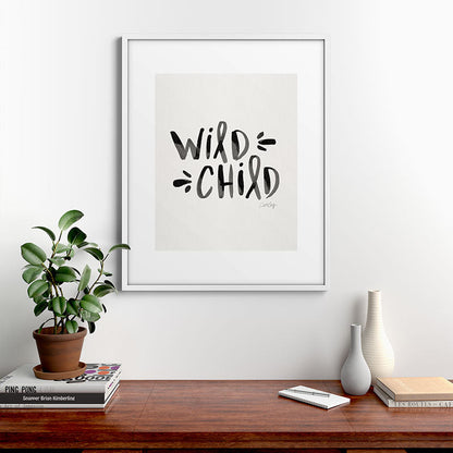 Wild Child - Black Framed Art Print Gallery Image 39
