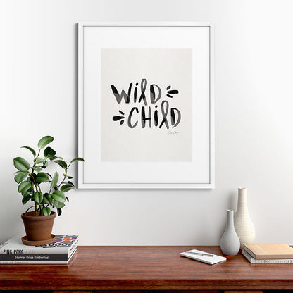 Wild Child - Black Framed Art Print Gallery Image 76