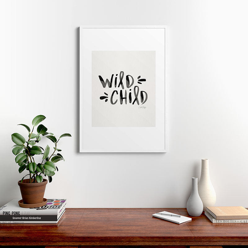 Wild Child - Black Framed Art Print Gallery Image 37
